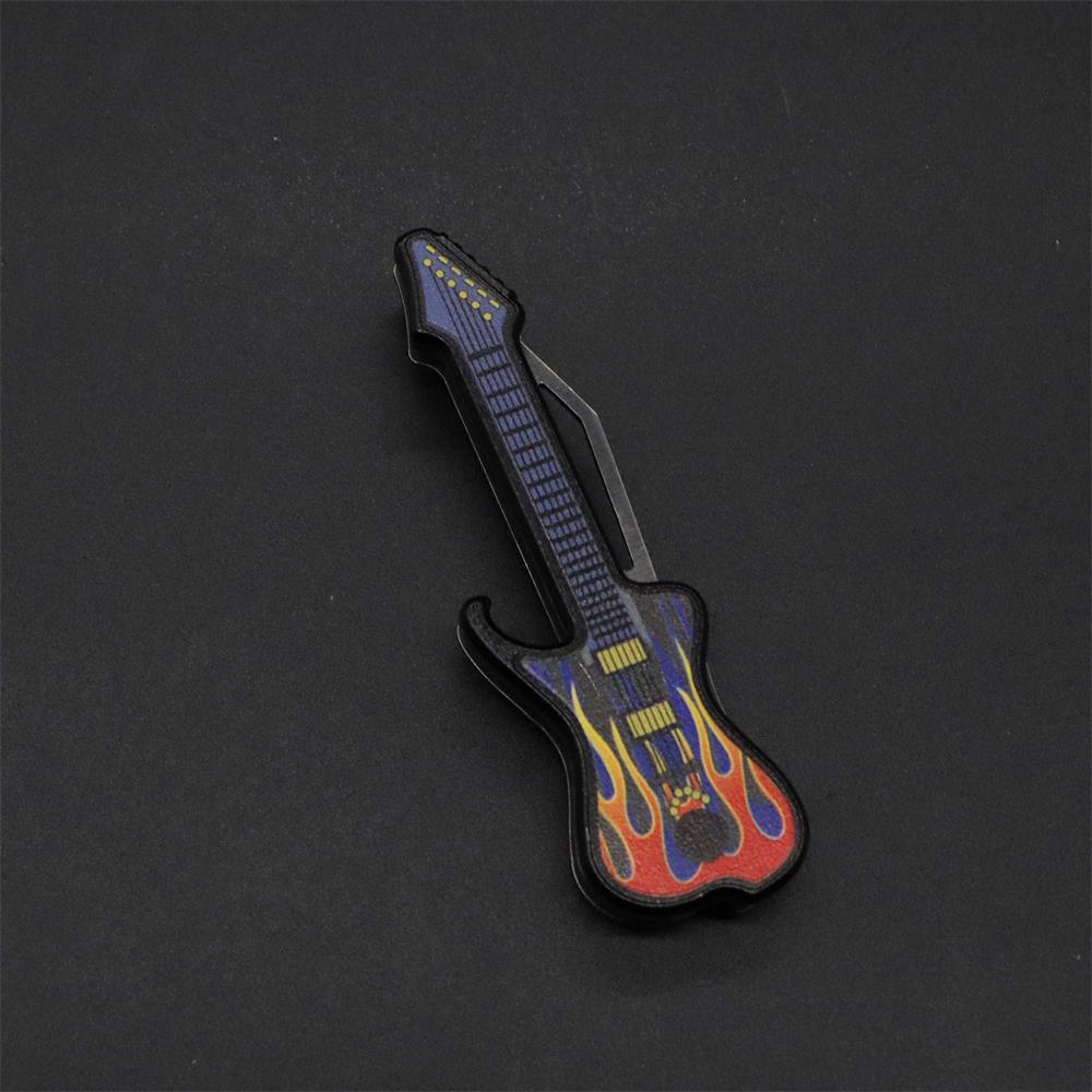 Guitar Folding Knife Tool