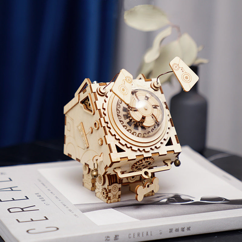 3D Robot Dog Music Box Model Kits