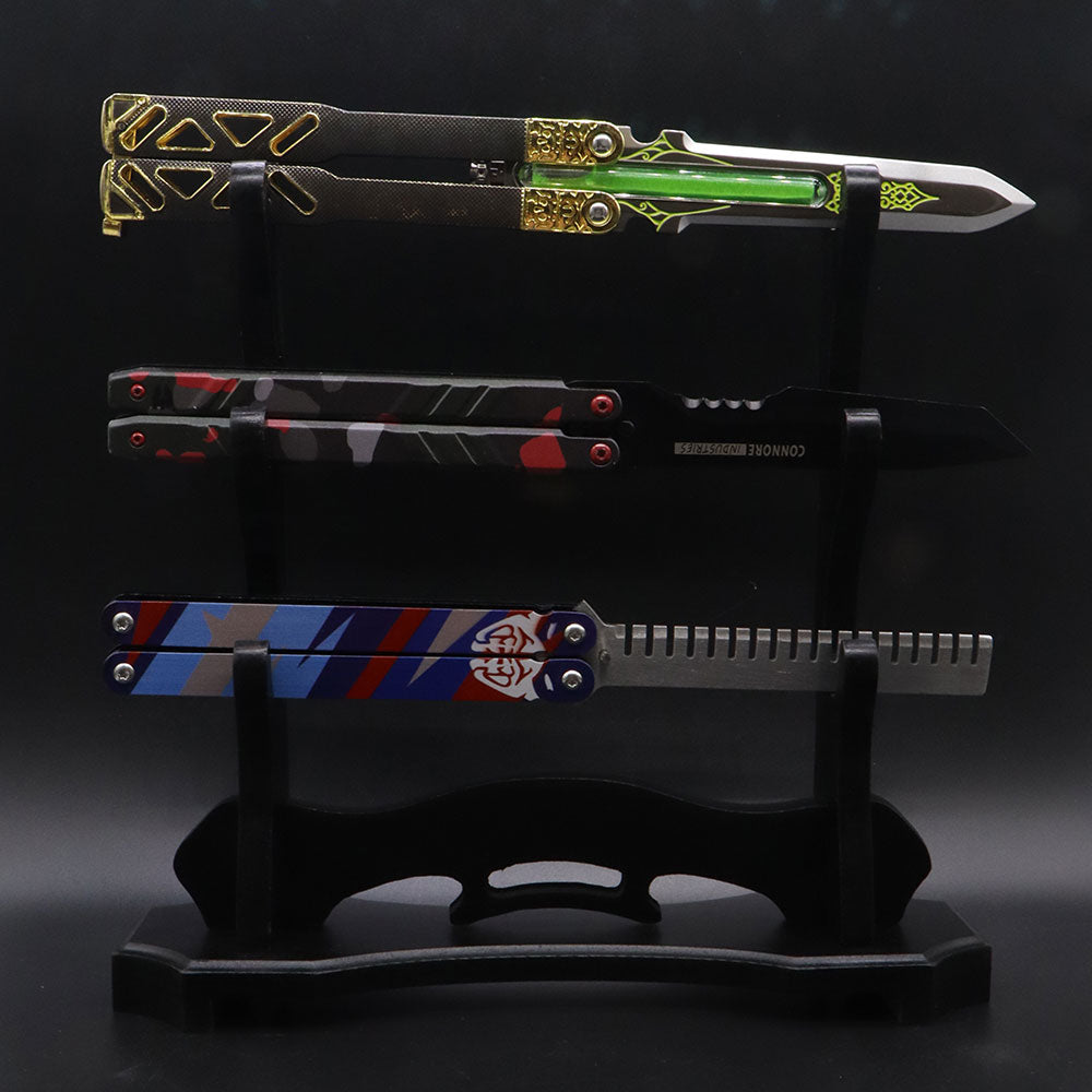 3-Layer Wooden Full-Size ACG Weapon Display Holder