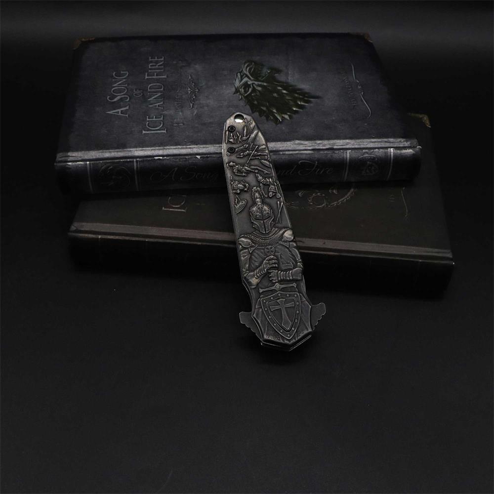 Crusades Knife Knights Templar Folding Knife
