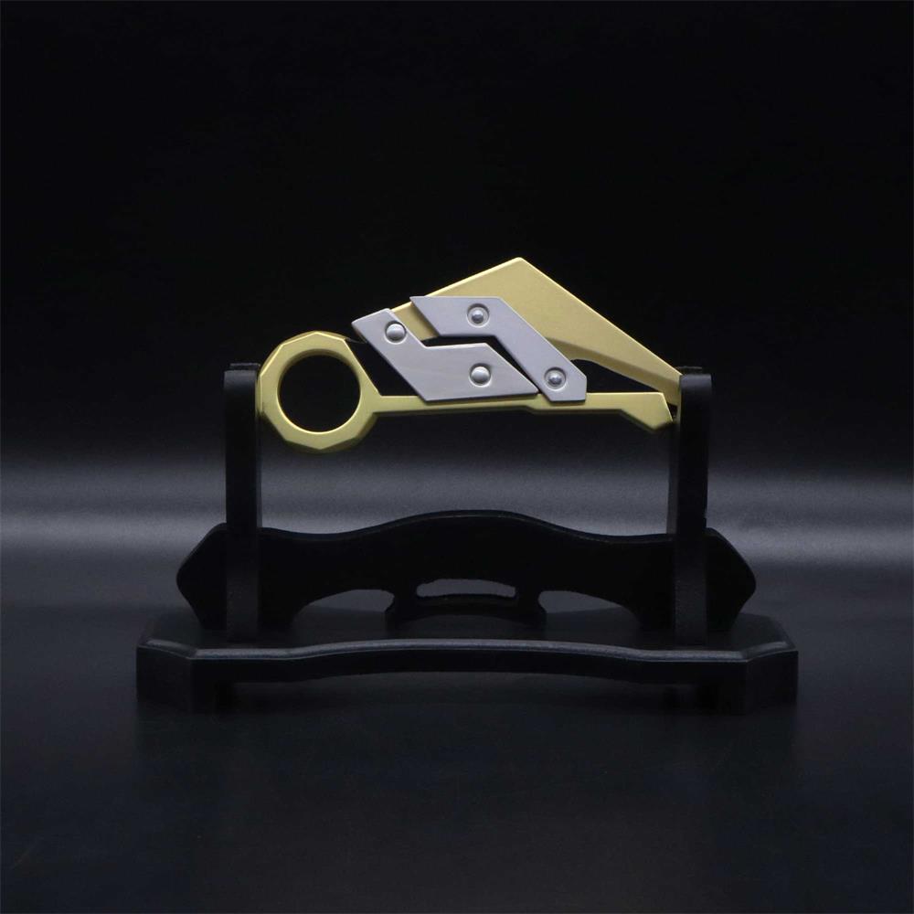 Metal Prime 2.0 Karambit Blunt Blade Trainer Cosplay Prop Game Replica