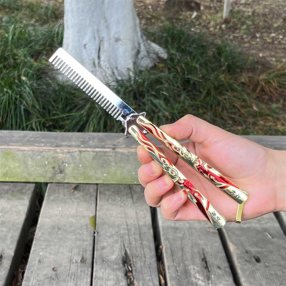 Staff of Homa Butterfly Knife Comb Trainer Replica