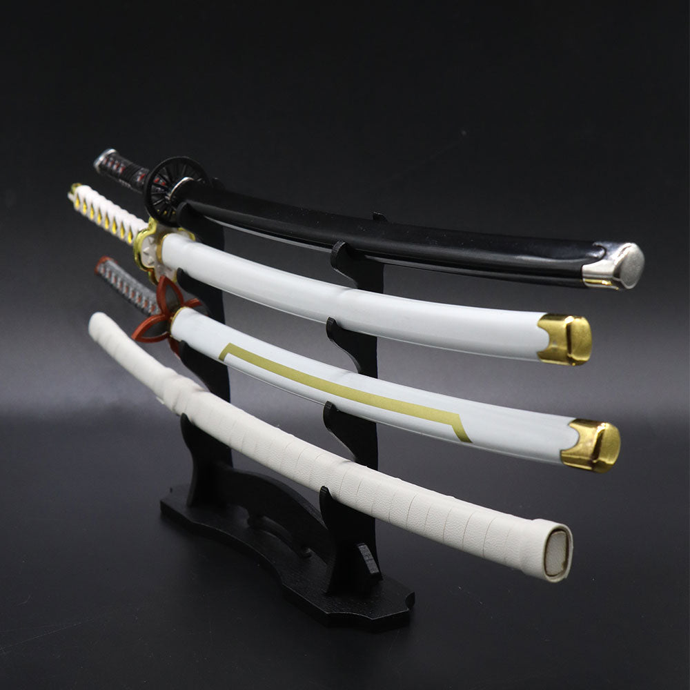 4-Layer Wooden Small Swords/Katanas Display Stand 3 In 1 Pack