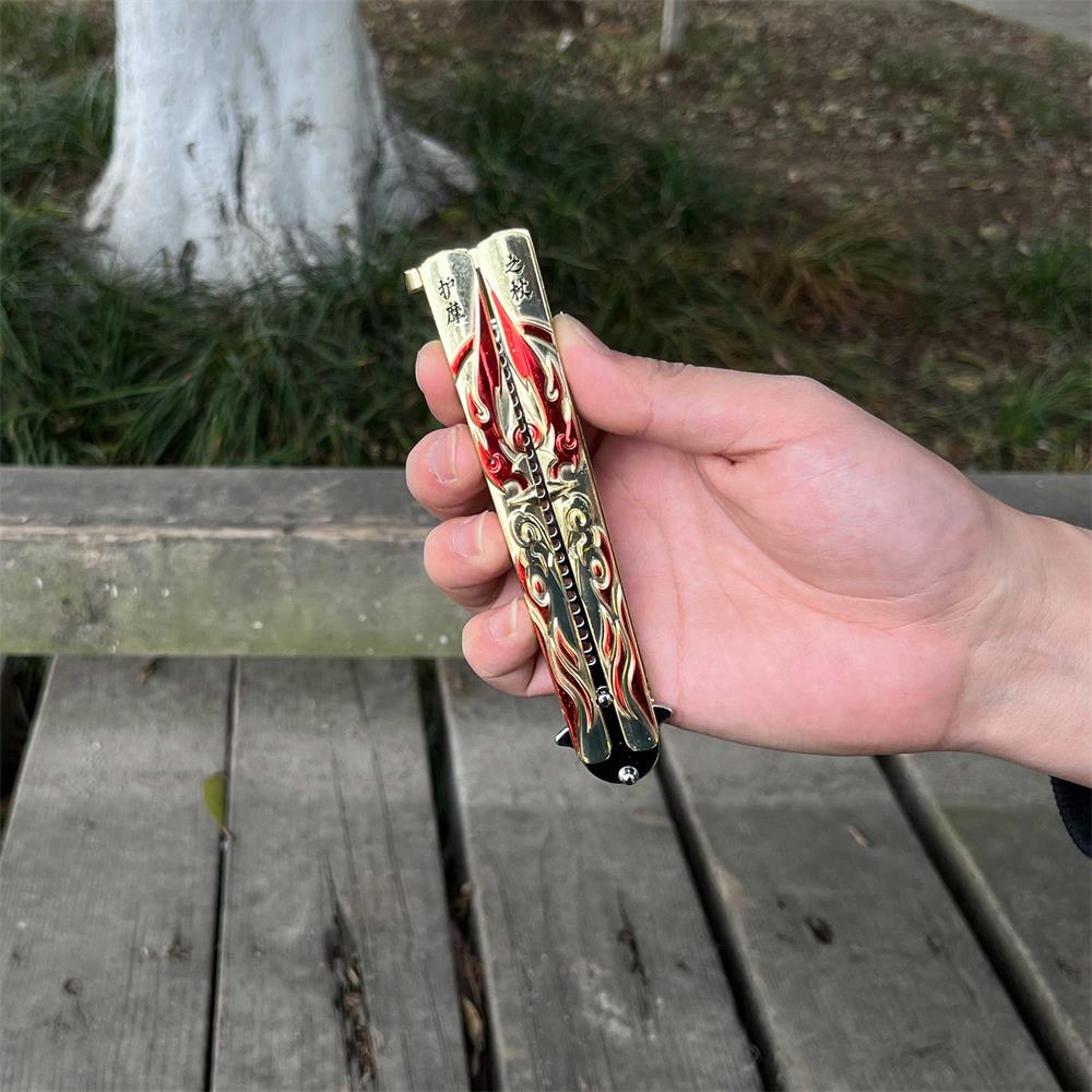 Staff of Homa Butterfly Knife Comb Trainer Replica