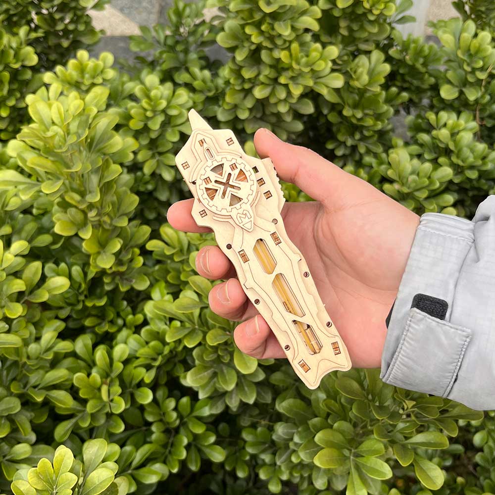 Wooden Switchblade Model Kit Wood knife