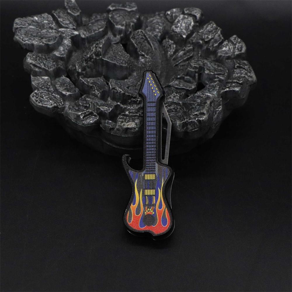 Guitar Folding Knife Tool