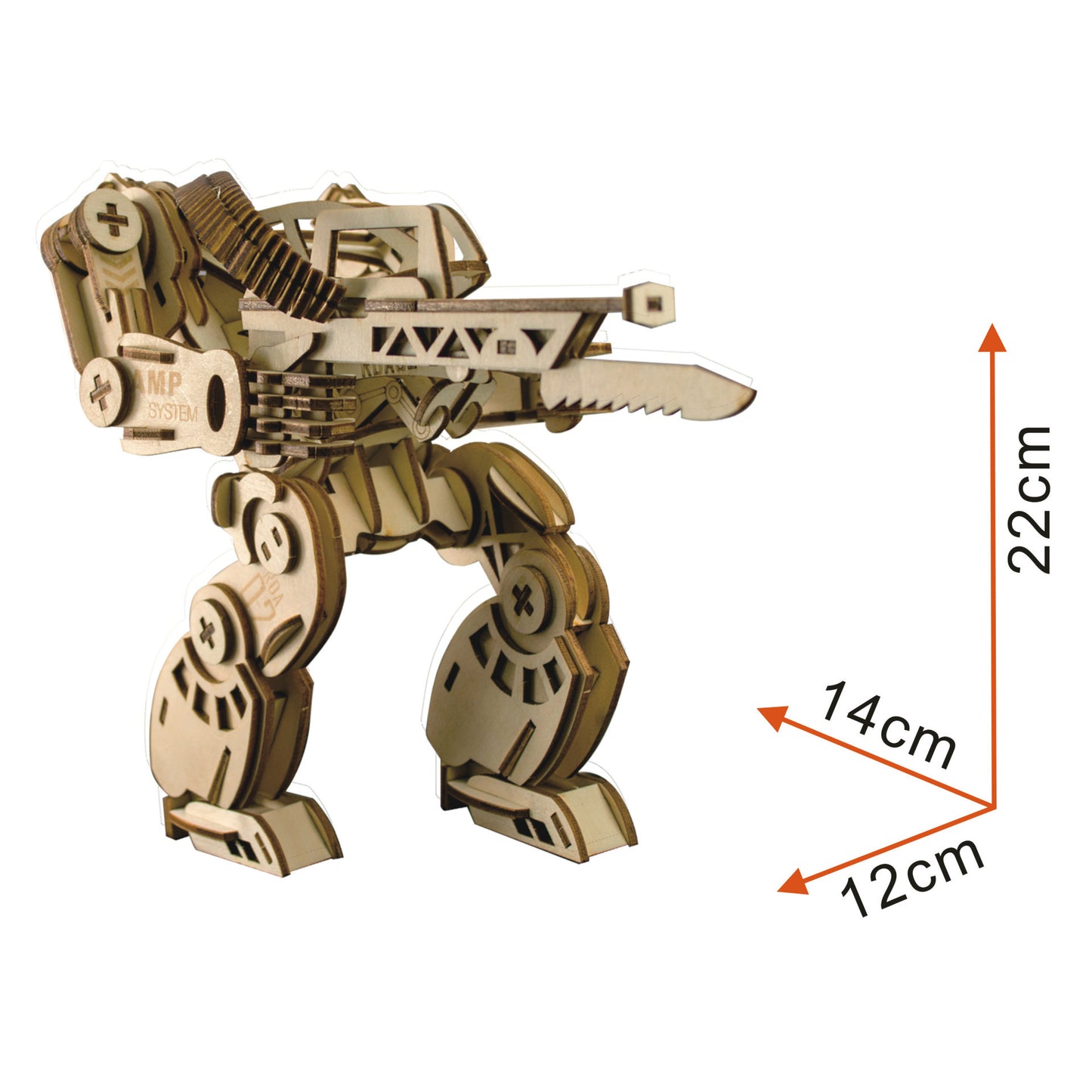 DIY 3D Assemble AMP Powersuit Wooden Puzzle Kit