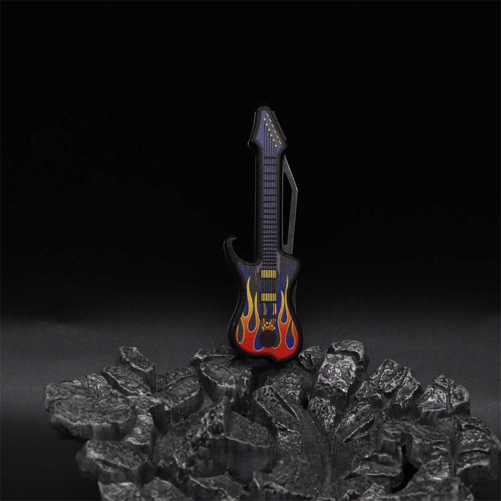 Guitar Folding Knife Tool