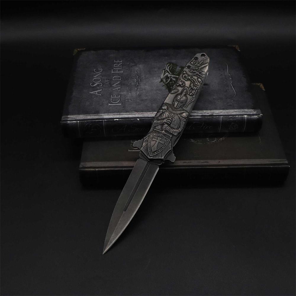 Crusades Knife Knights Templar Folding Knife