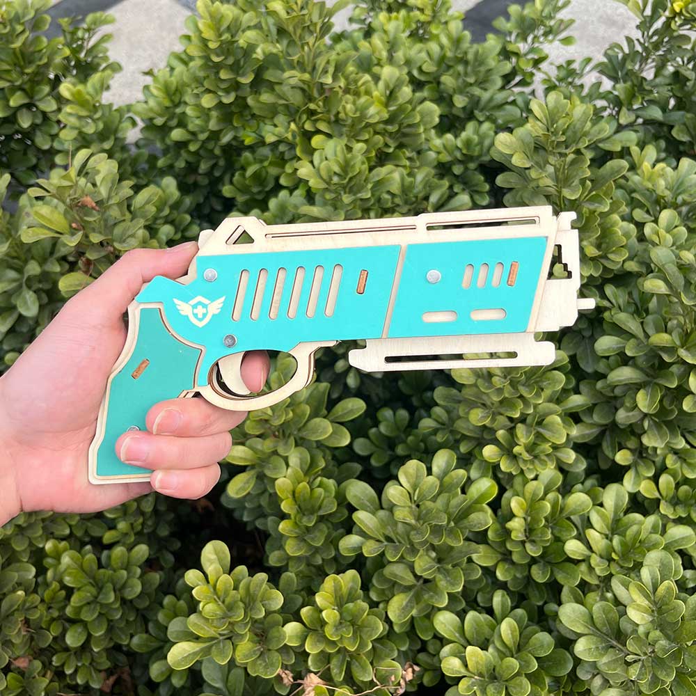 Hunting Eagle 3D Wooden Rubber Band Gun Model Kit