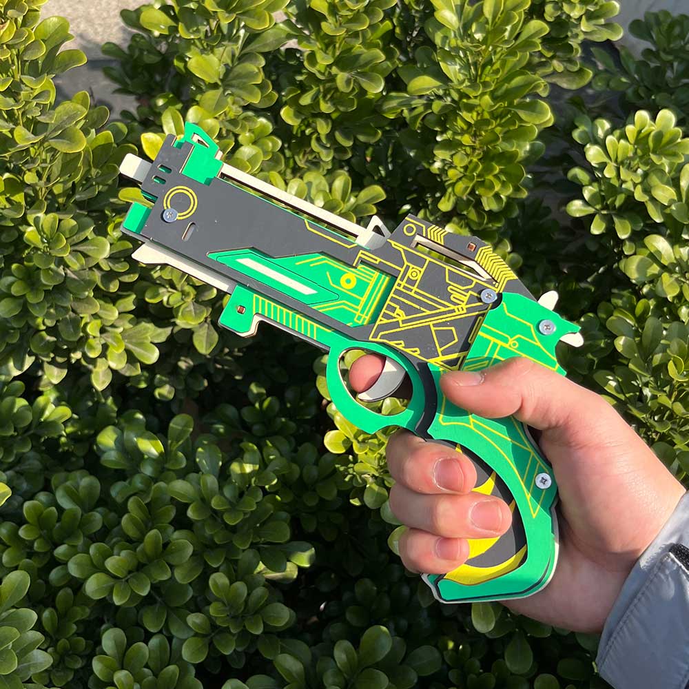 Hunting Gun 3D Rubber Band Gun Wooden Model Kit
