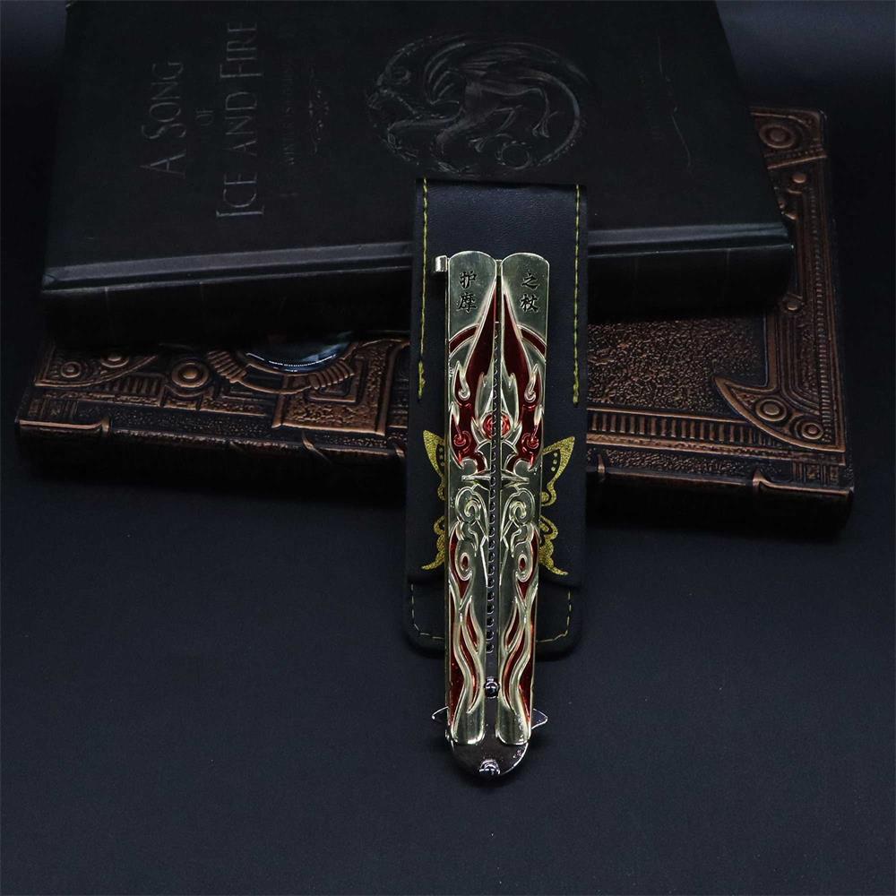 Staff of Homa Butterfly Knife Comb Trainer Replica