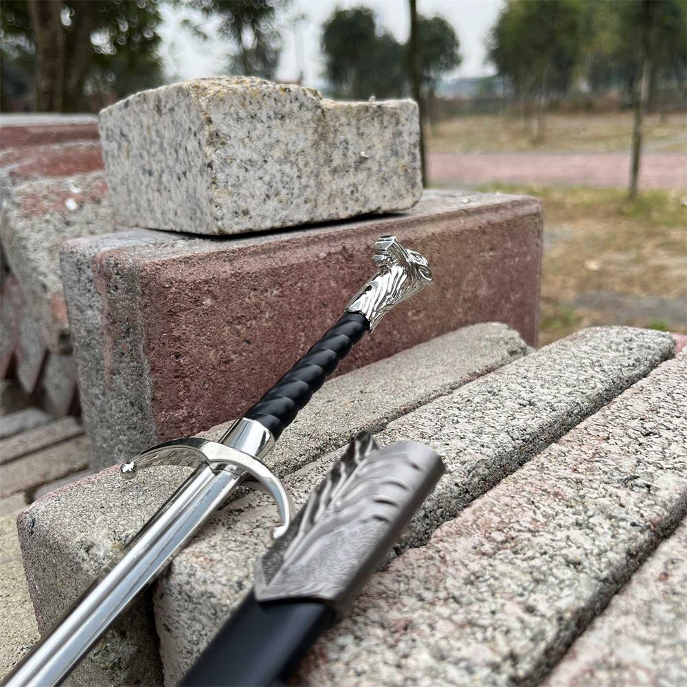 Thrones Longclaw Direwolf Sword Metal Blunt Model Replica