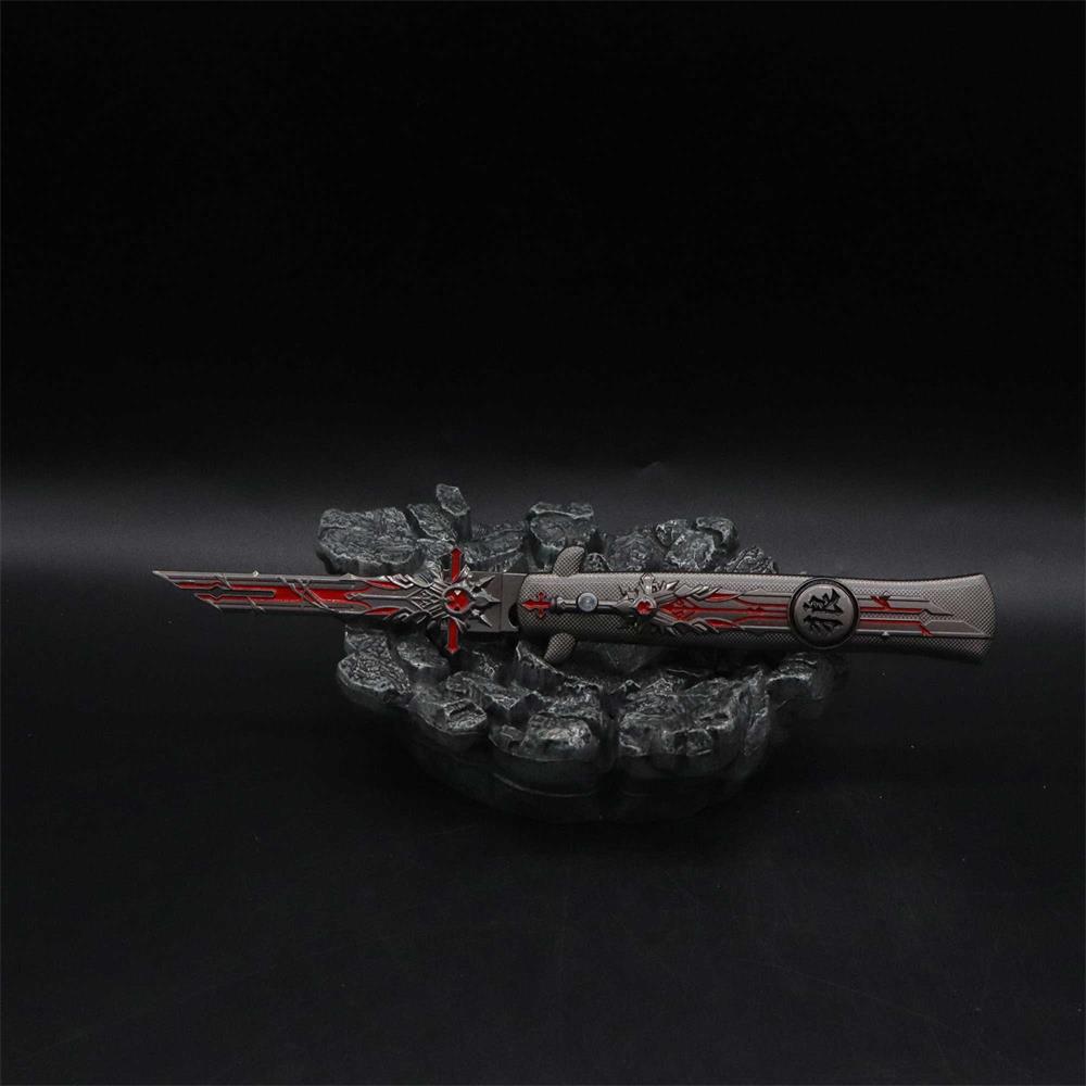 Wolf's Gravestone Game Folding Knife Trainer Replica