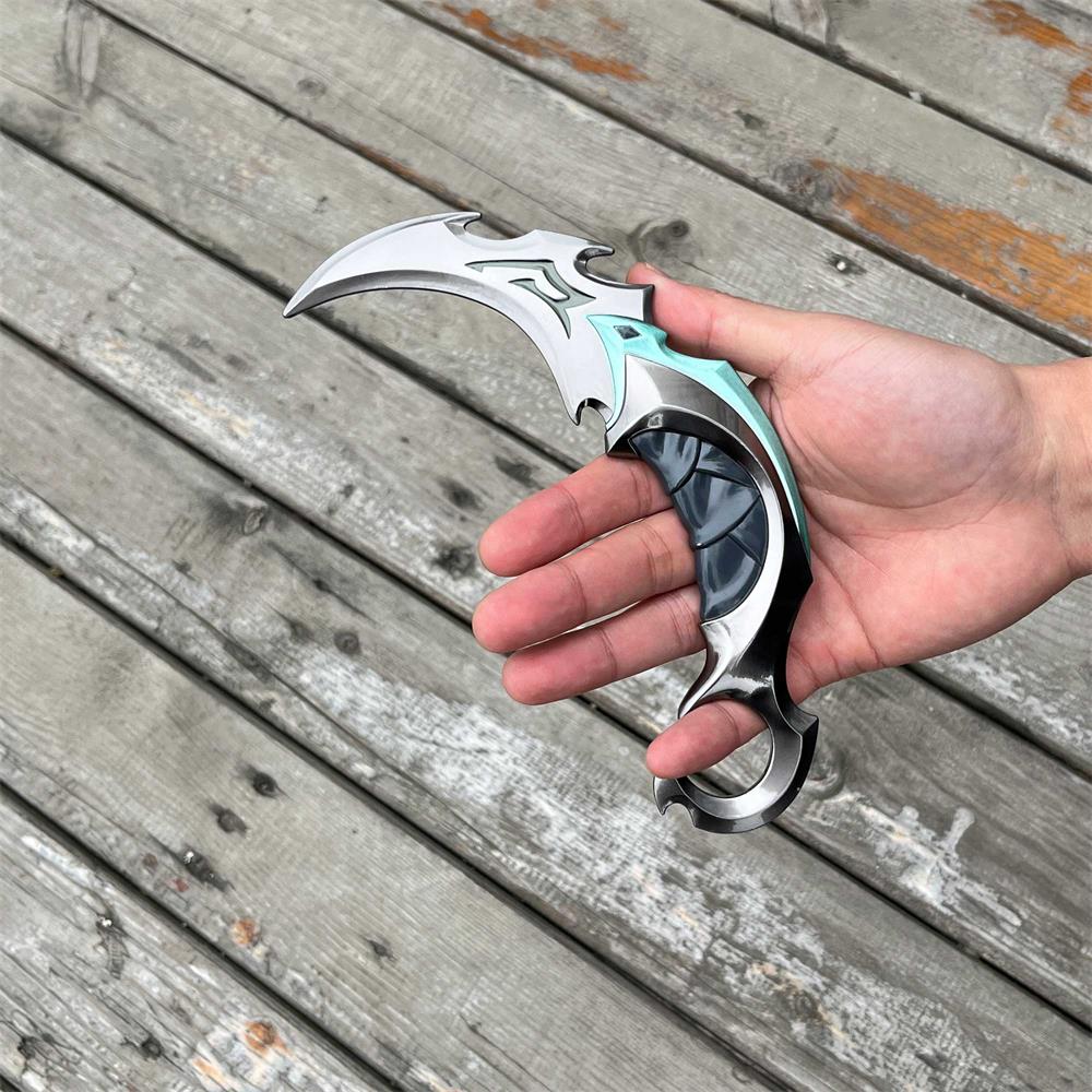 Reaver Karambit Metal Blunt Blade Trainer Cosplay Prop Game Replica