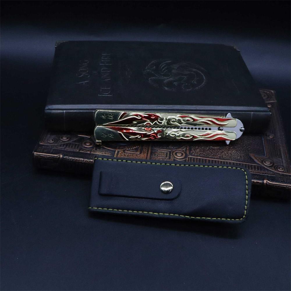 Staff of Homa Butterfly Knife Comb Trainer Replica