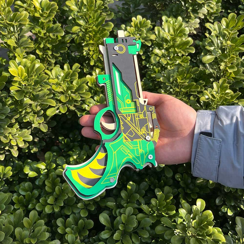 Hunting Gun 3D Rubber Band Gun Wooden Model Kit