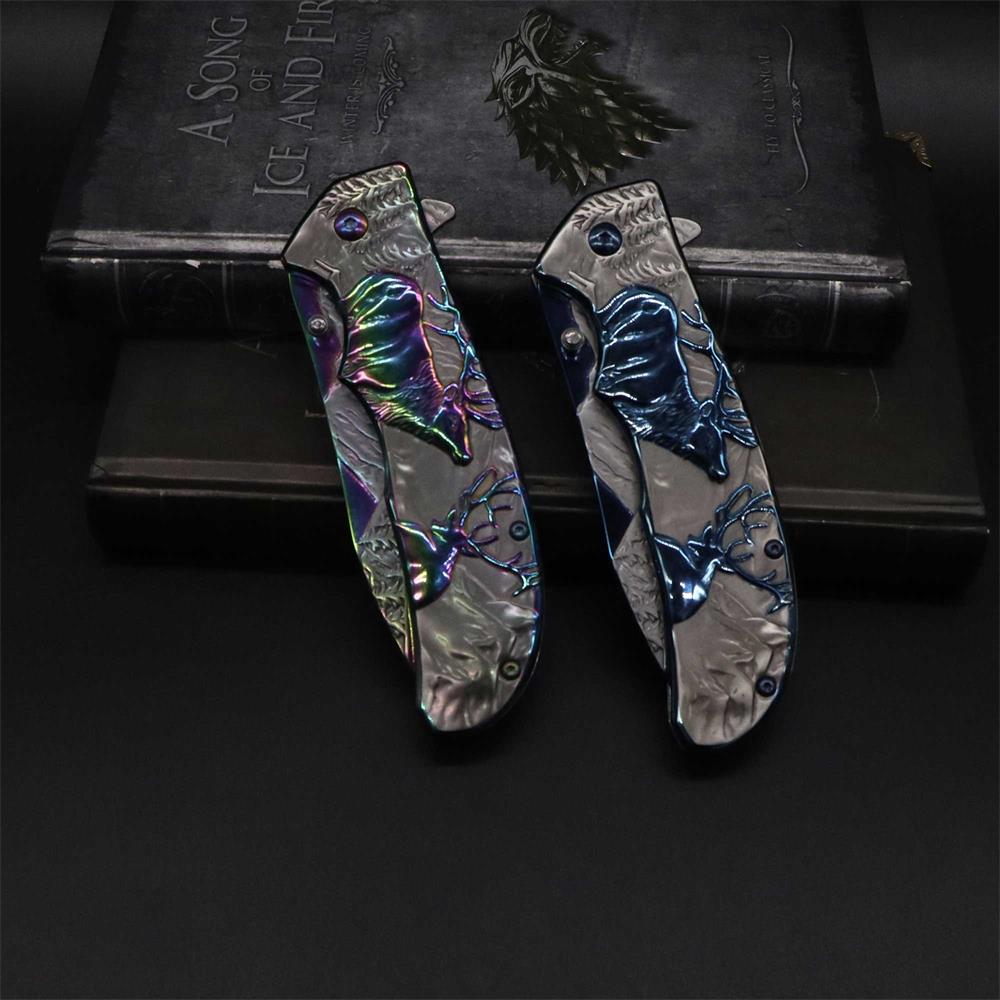 Fantastic Reindeer Folding Knife
