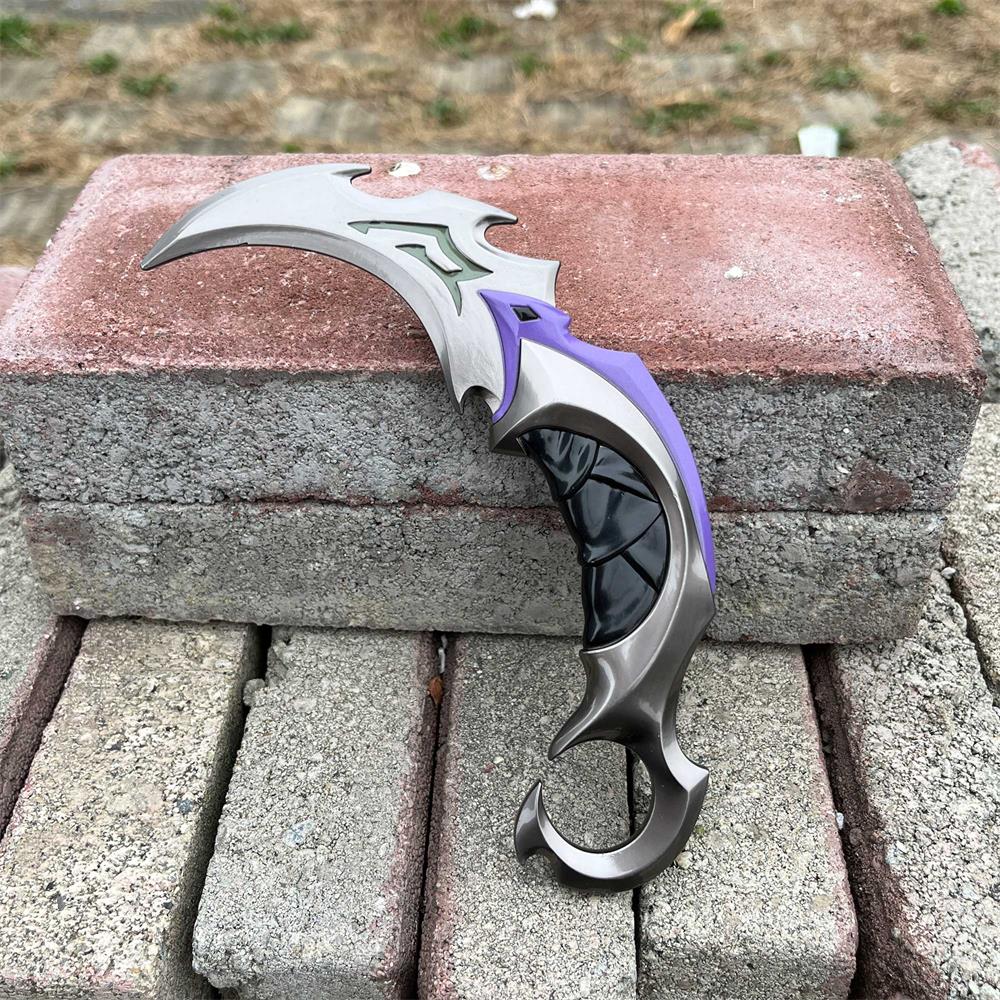 Reaver Karambit Metal Blunt Blade Trainer Cosplay Prop Game Replica