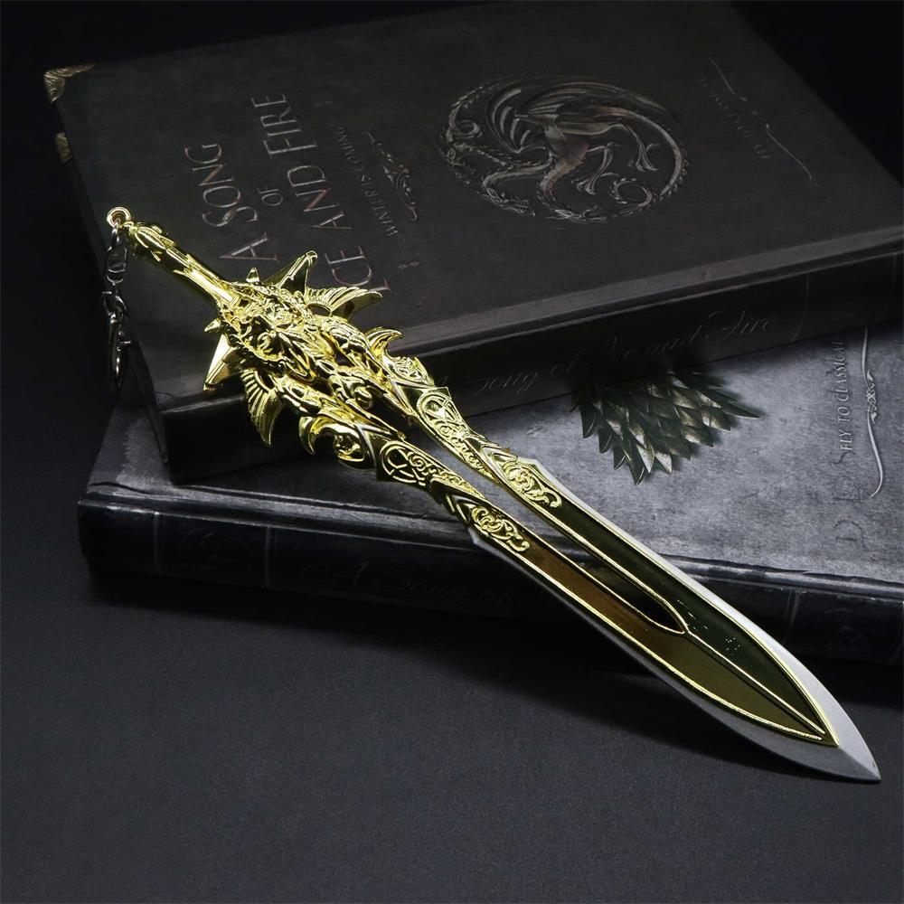 Kratos Weapon Blade of Olympus Model Metal Keyring Keychain