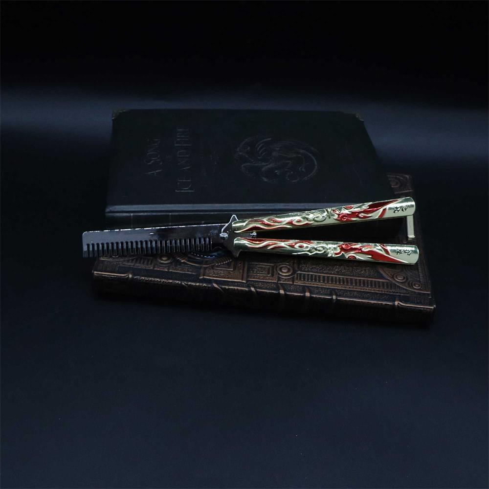 Staff of Homa Butterfly Knife Comb Trainer Replica