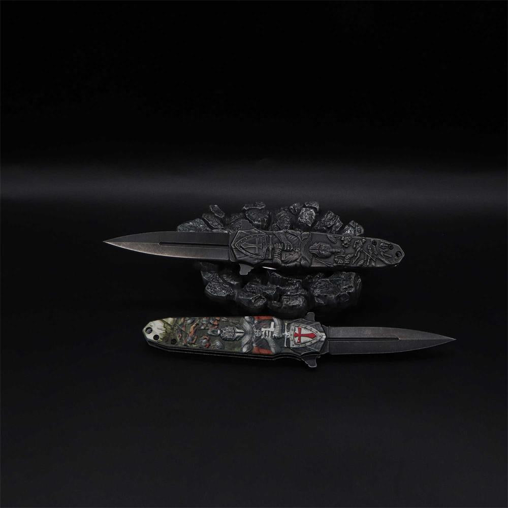 Crusades Knife Knights Templar Folding Knife