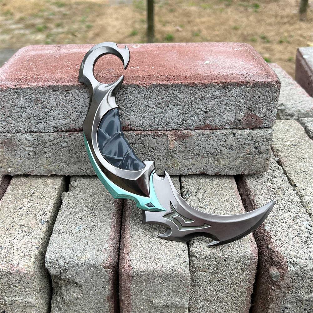Reaver Karambit Metal Blunt Blade Trainer Cosplay Prop Game Replica