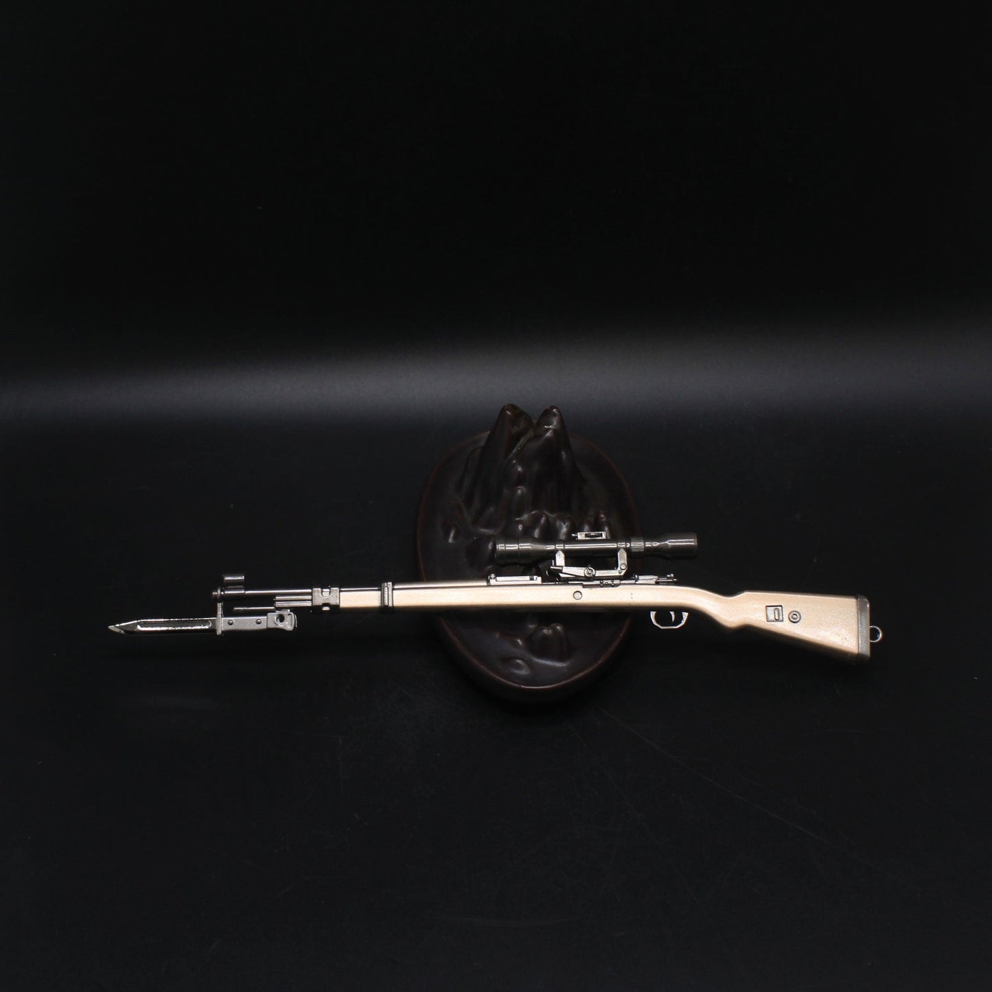 Kar98K Miniature Metal Sniper Rifle With Dagger 20CM/7.9"