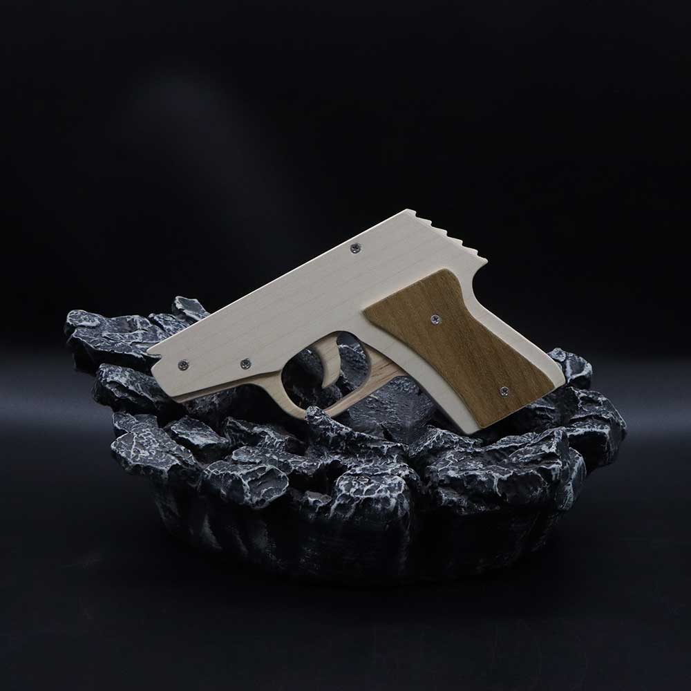 Makarovpistol Assembled Pistol Wooden Replica Rubber Band Gun