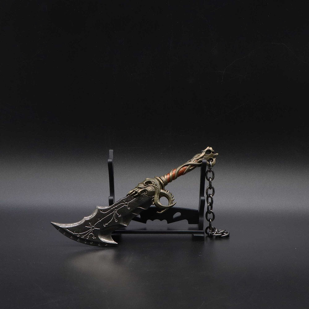Kratos Blades of Chaos Game Sword Mini Backpack Pendant Metal