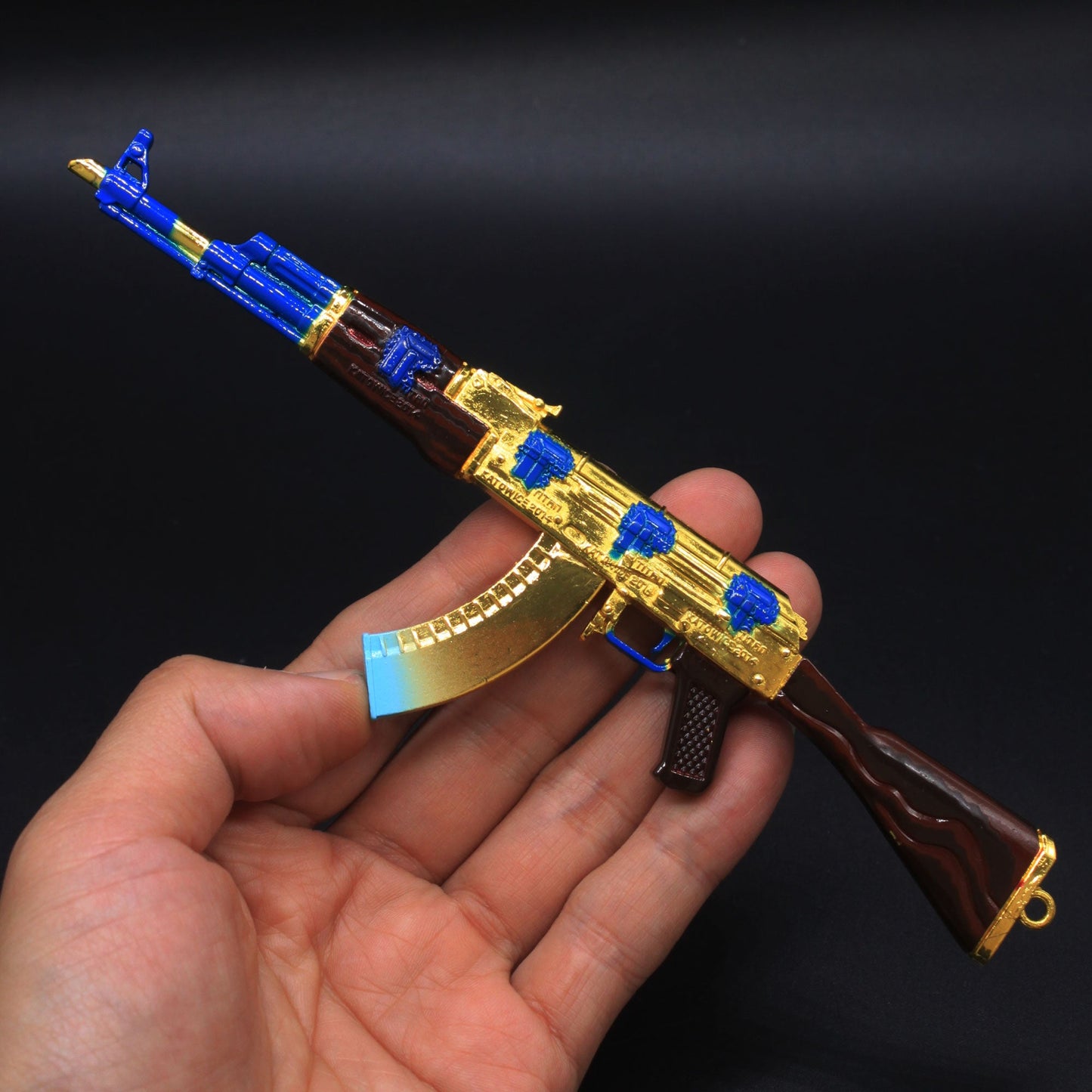 AK-47 Case Hardened CSGO Collective Gun Skin Miniature 17.5CM/6.9"