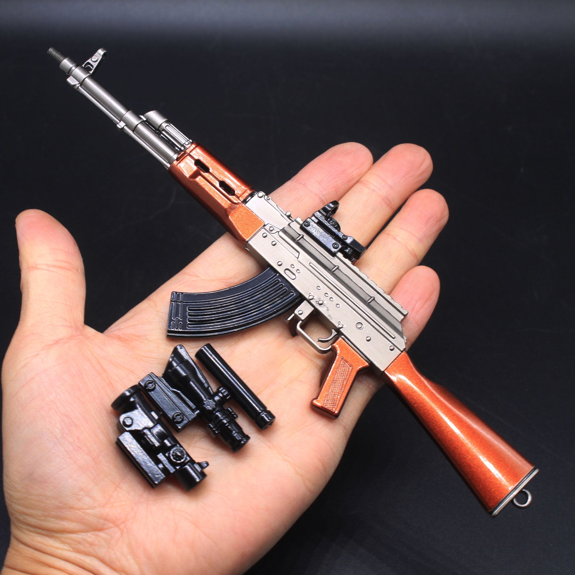AK47 Miniature Metal AKM Gun17CM/6.7