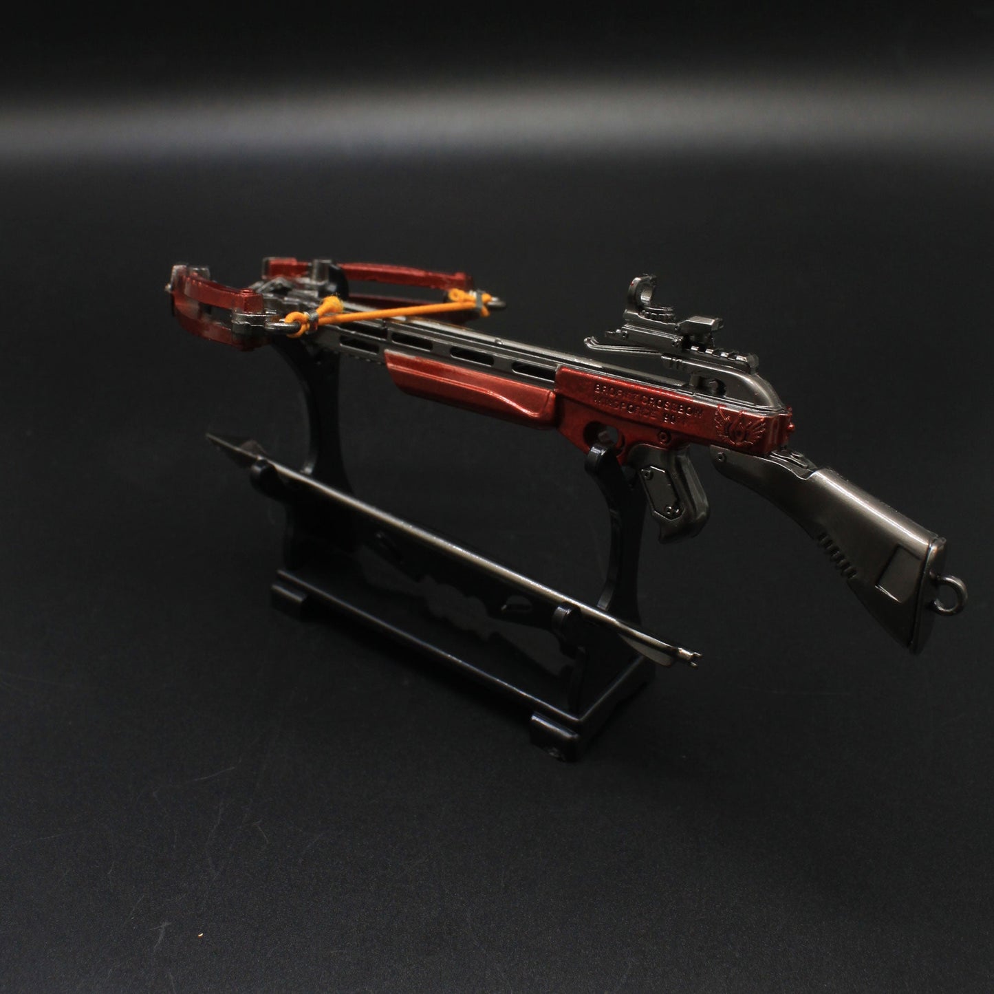 Metal Crossbow Miniature No Attack Power Bow Keychain Pendant 14CM/5.5"