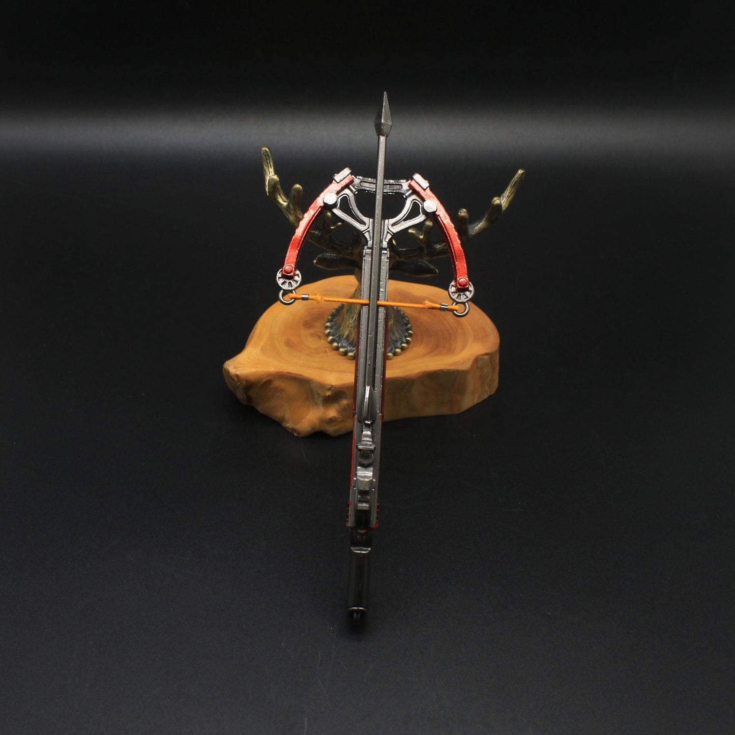 Metal Crossbow Miniature No Attack Power Bow Keychain Pendant 14CM/5.5"