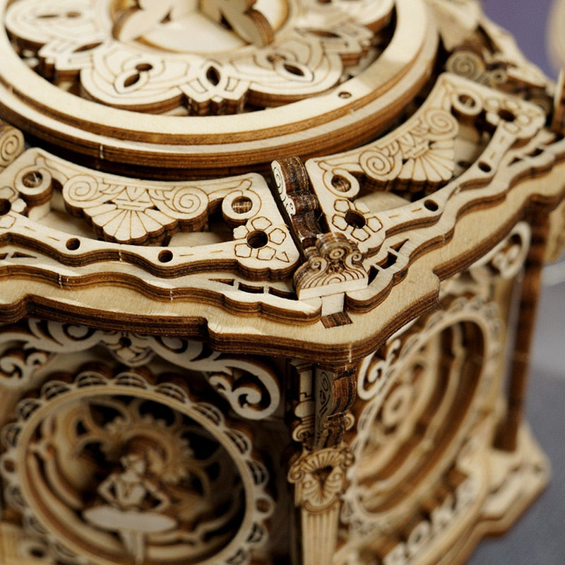 Diy 3d Secret Garden Wooden Puzzle Assembly Music Box