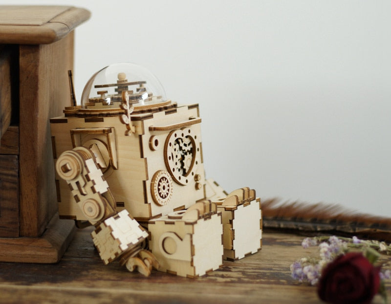 Diy Steampunk Robot Model Assembly Kits Present