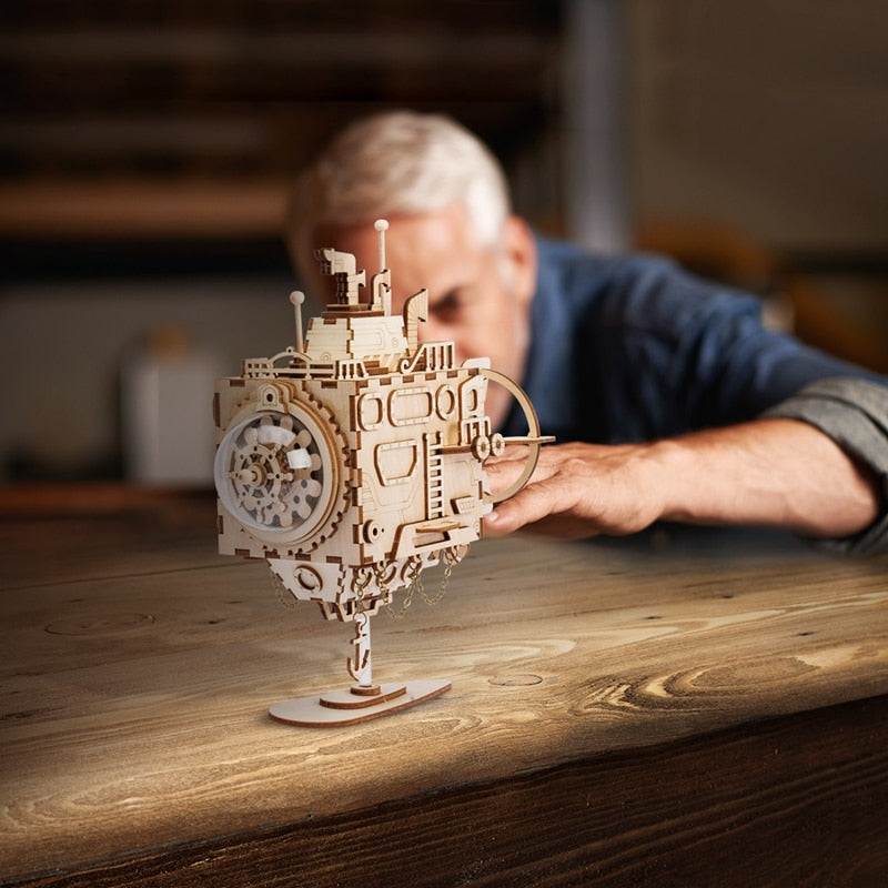 Diy Steampunk Robot Model Assembly Kits Present
