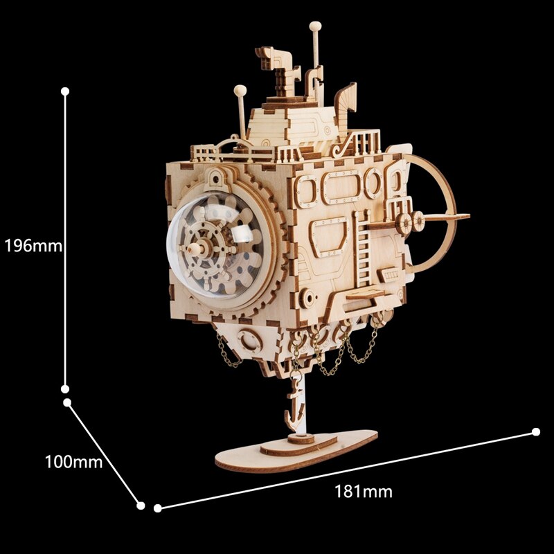 Diy Steampunk Robot Model Assembly Kits Present
