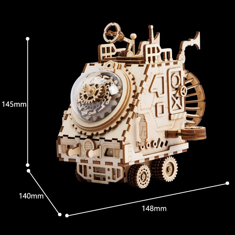 Diy Steampunk Robot Model Assembly Kits Present