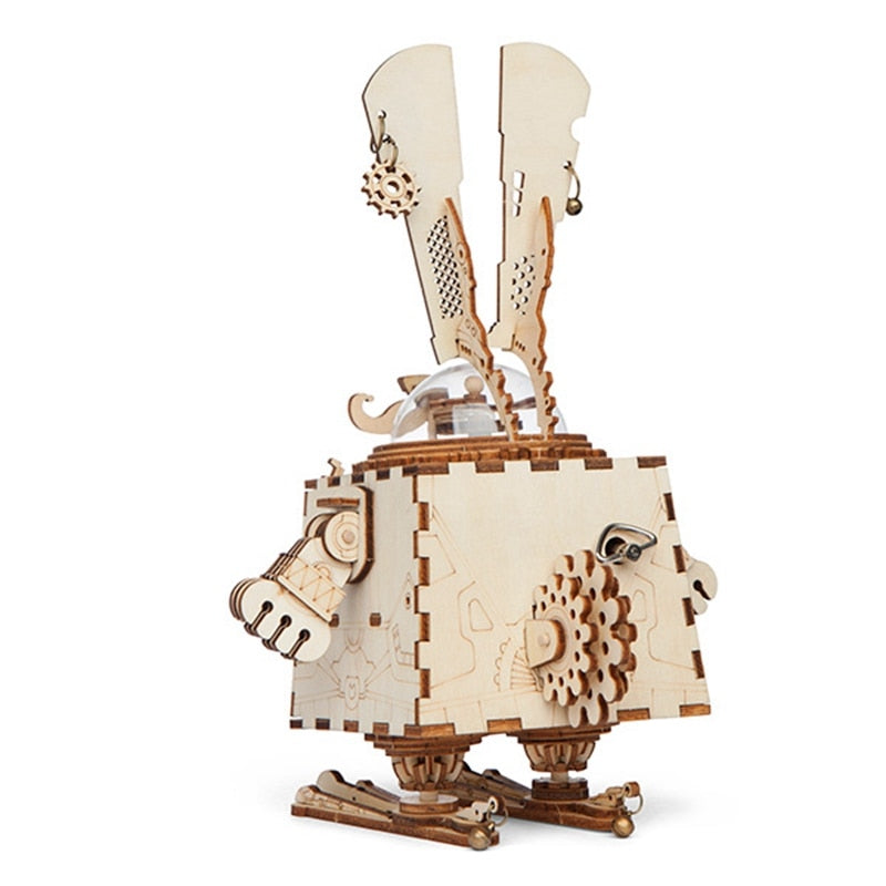 Diy Steampunk Robot Model Assembly Kits Present