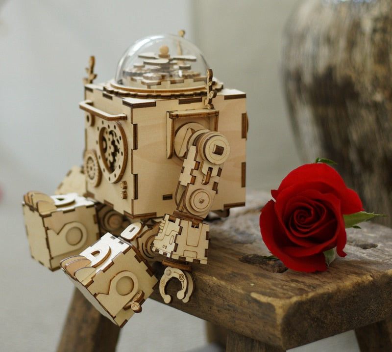 Diy Steampunk Robot Model Assembly Kits Present
