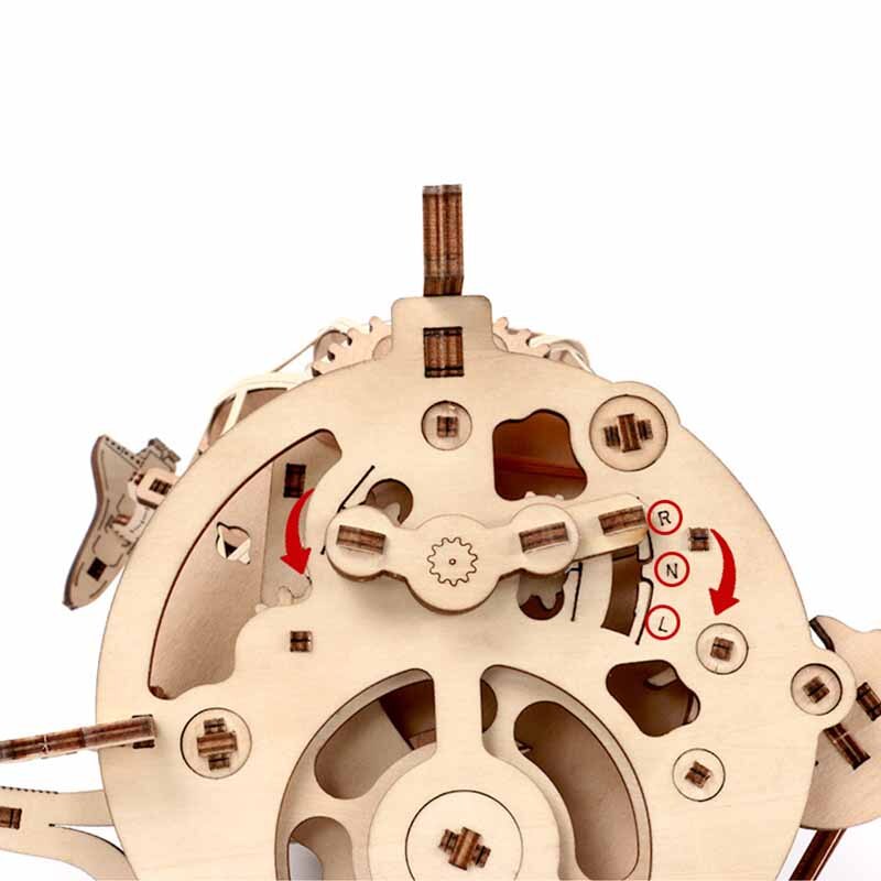 3D Globe Wooden Kit Earth Diy Model Kit Puzzle Toy For Kid
