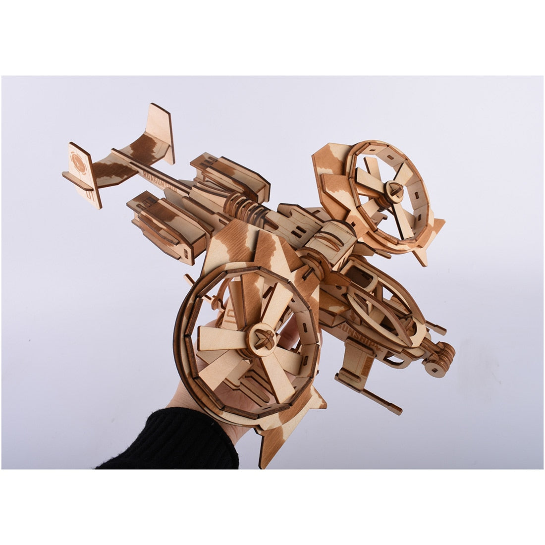 DIY 3D Wooden Jigsaw Airplaine Toys Model Kits