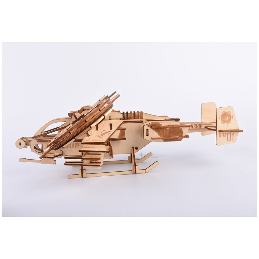 DIY 3D Wooden Jigsaw Airplaine Toys Model Kits