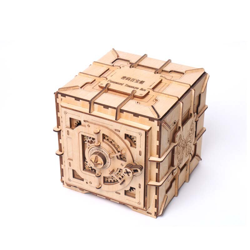 Creative Pandora Box Wooden Model Kit Diy Girl Jewelry Storage Wooden Kit