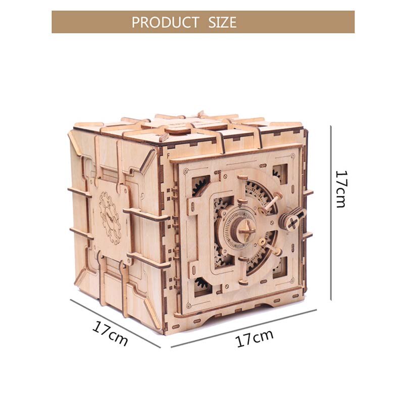 Creative Pandora Box Wooden Model Kit Diy Girl Jewelry Storage Wooden Kit