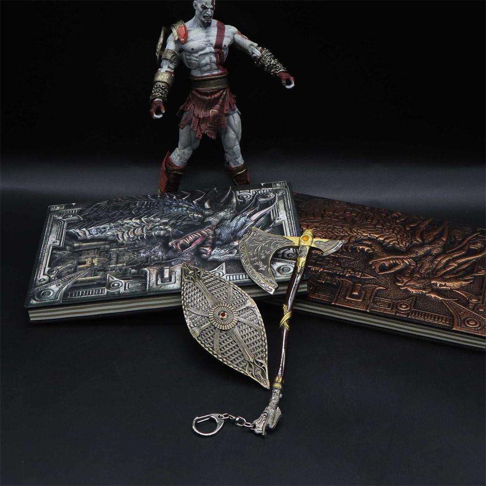 Metal Kratos Leviathan Axe Dauntless Shield Replica Display Model