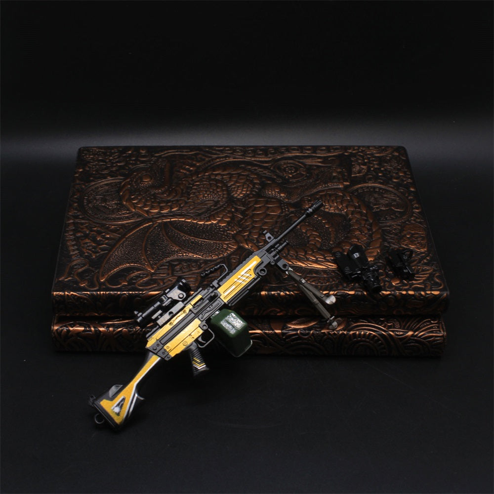 M249 Metal Industry Style Skin Miniature Gun 16.5CM/6.5"