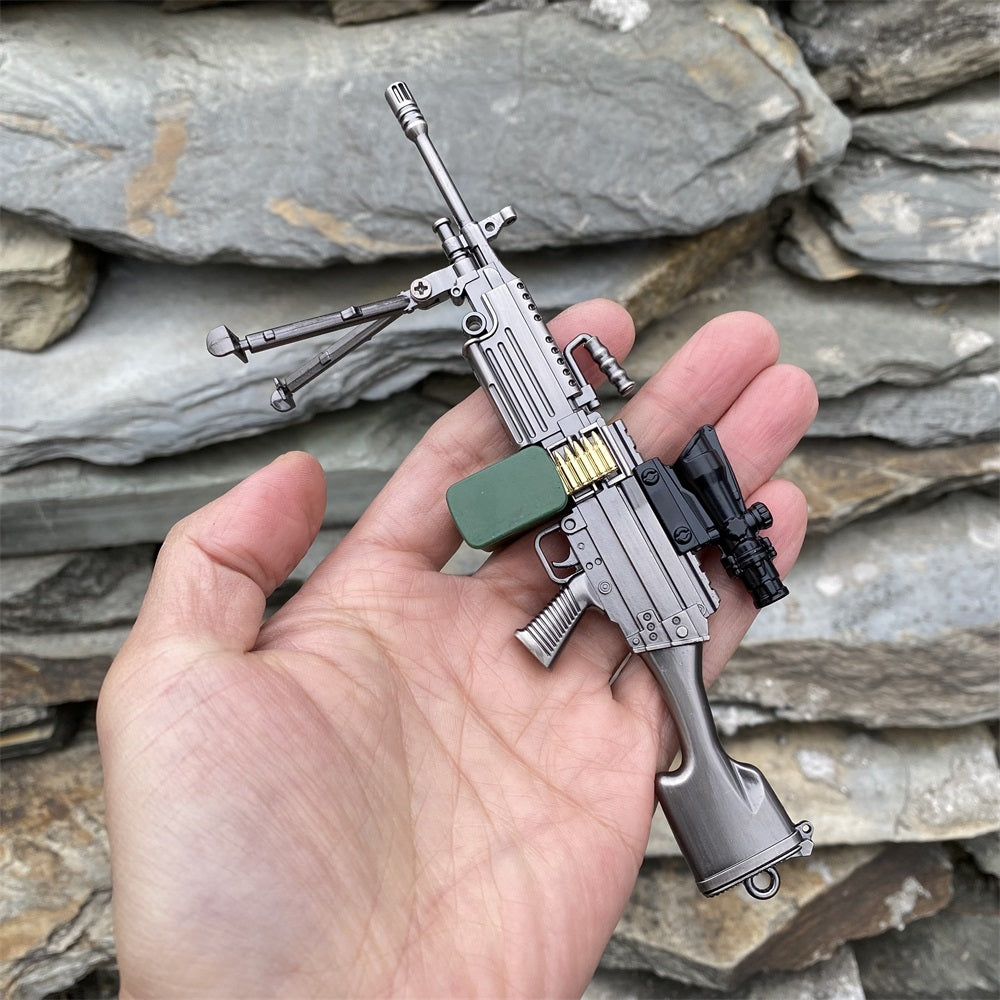 M249 Metal Industry Style Skin Miniature Gun 16.5CM/6.5"