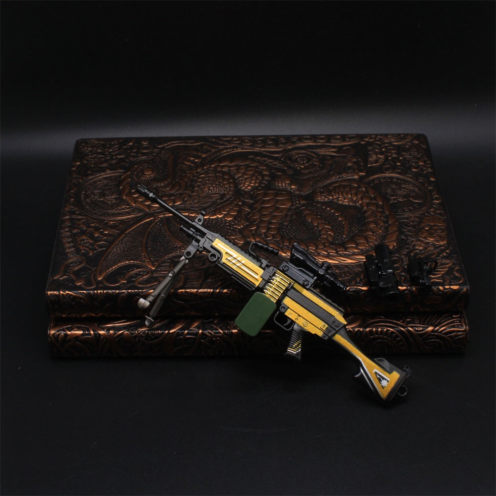 M249 Metal Industry Style Skin Miniature Gun 16.5CM/6.5"